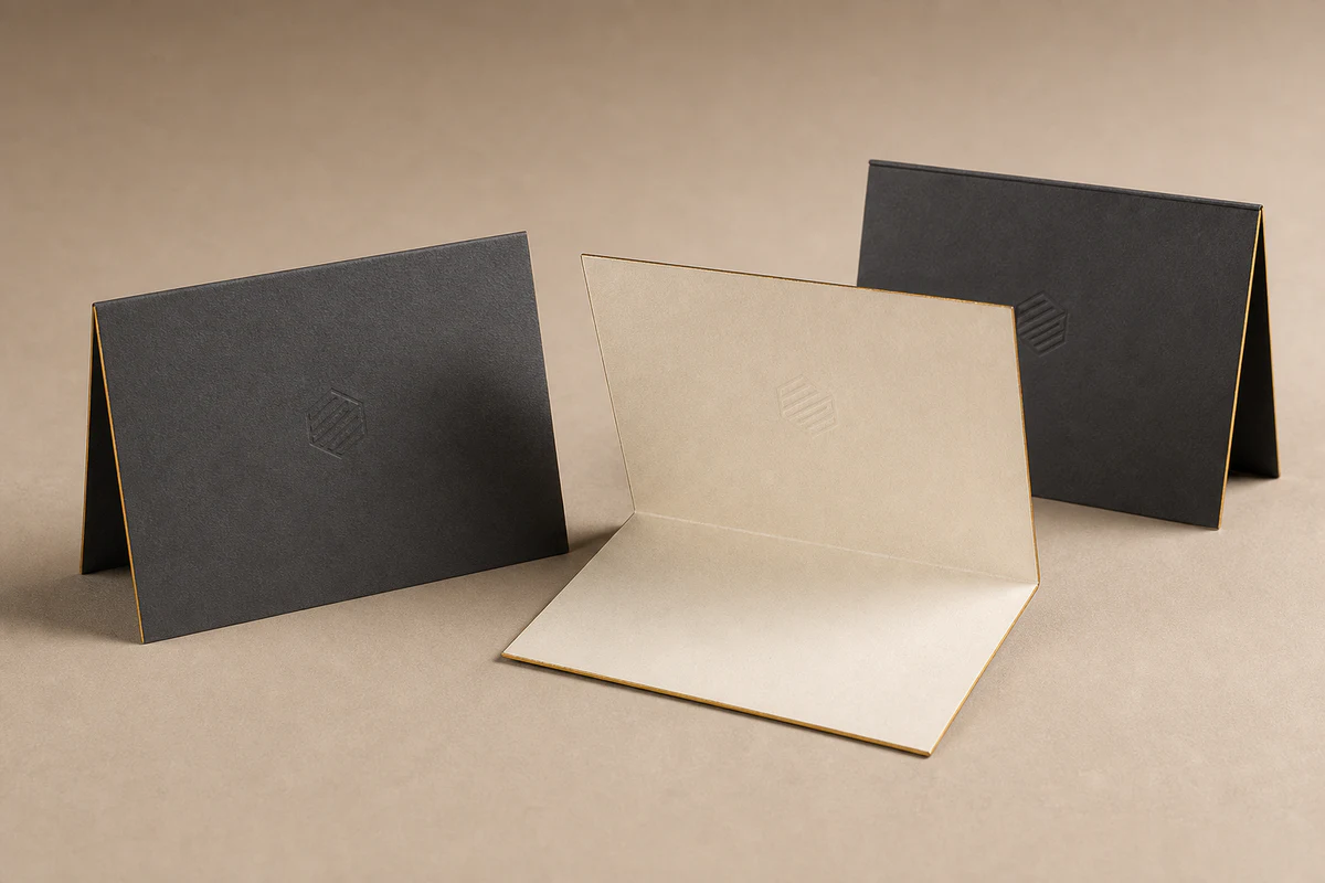 Folded Business Cards