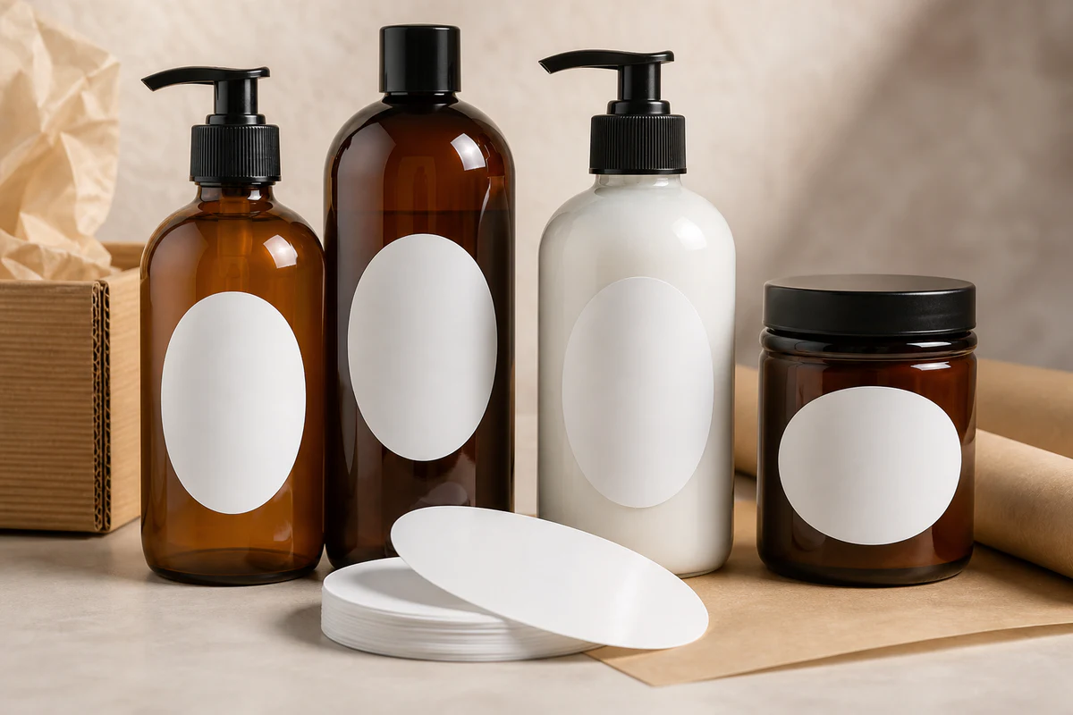 Oval Vinyl Labels