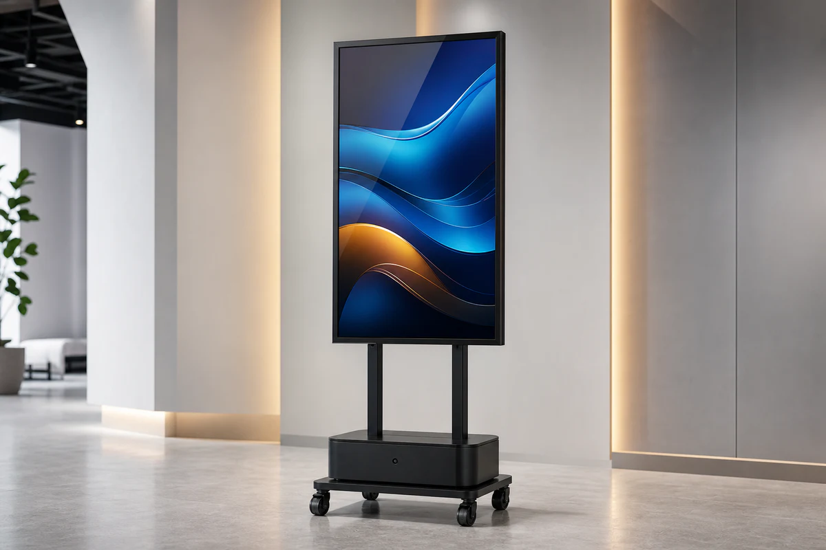 Rolling Battery LCD Signage